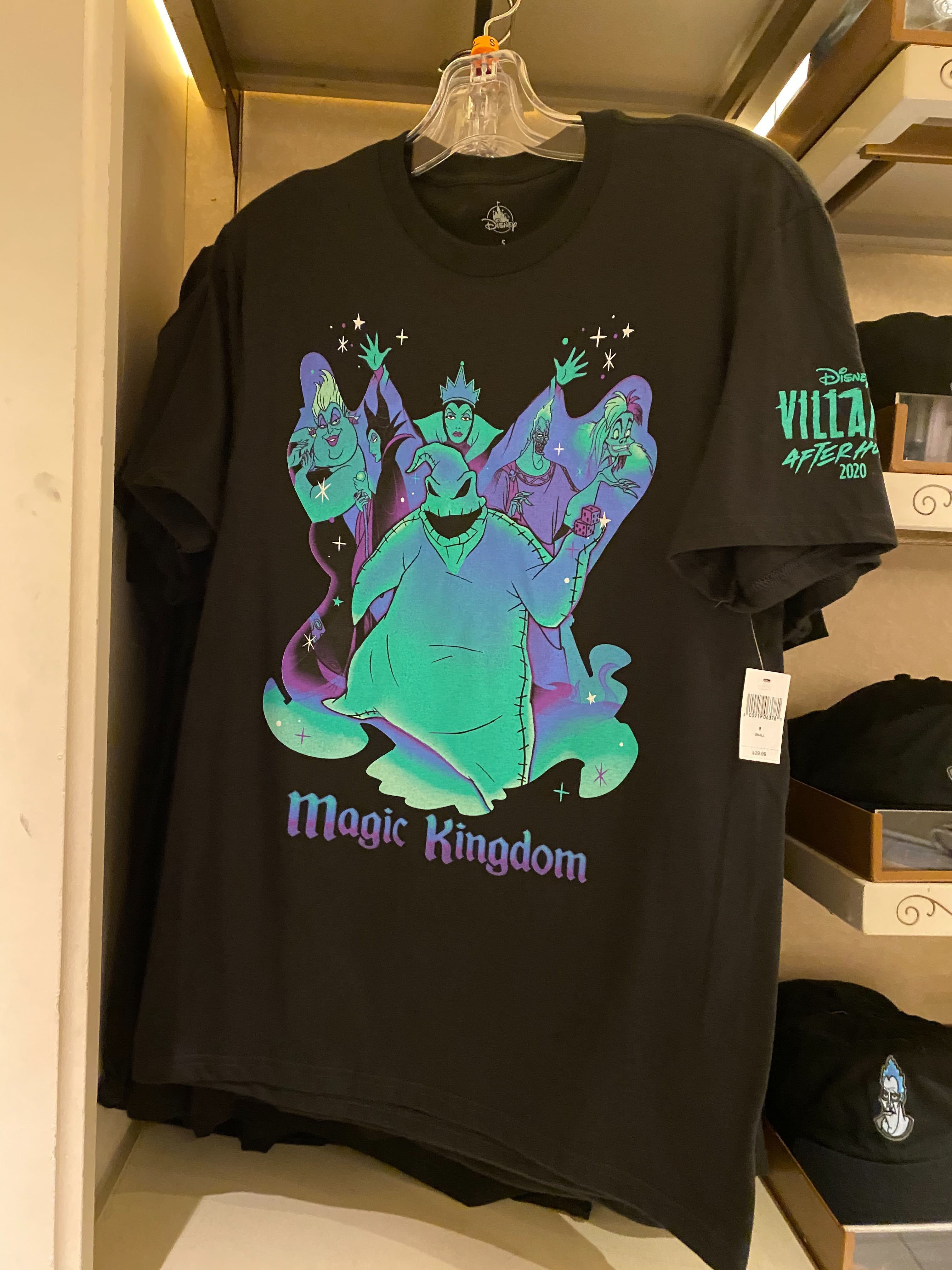 Disney Parks 2020 Magic Kingdom Villains After Hours Women's T Shirt Large NWT 
