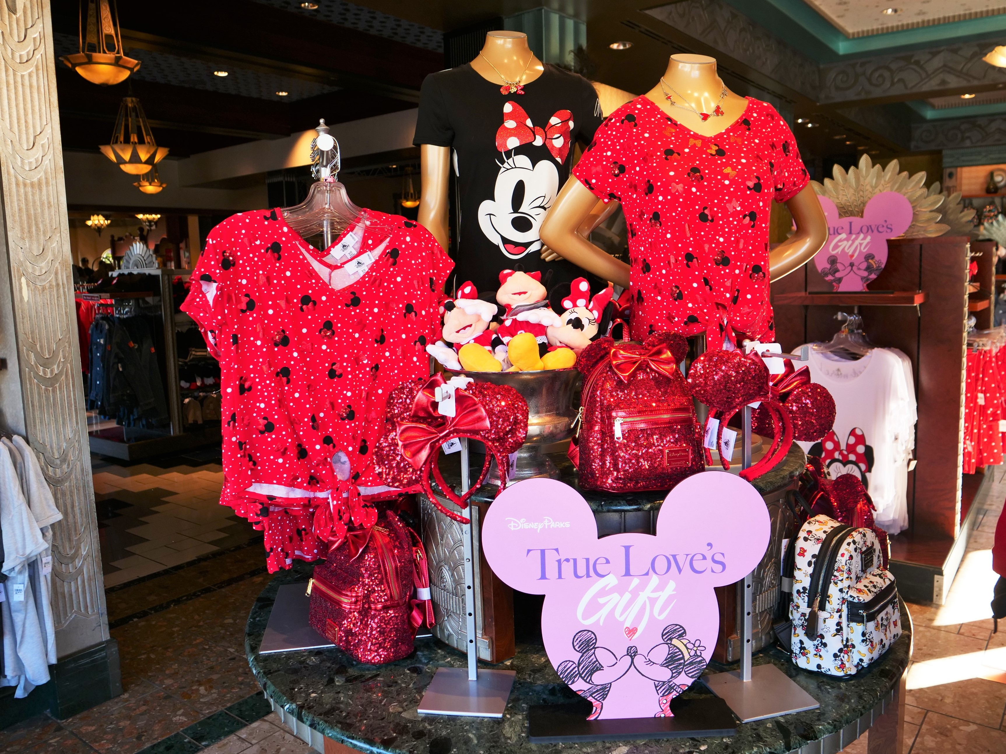 Valentine's Day Apparel Display