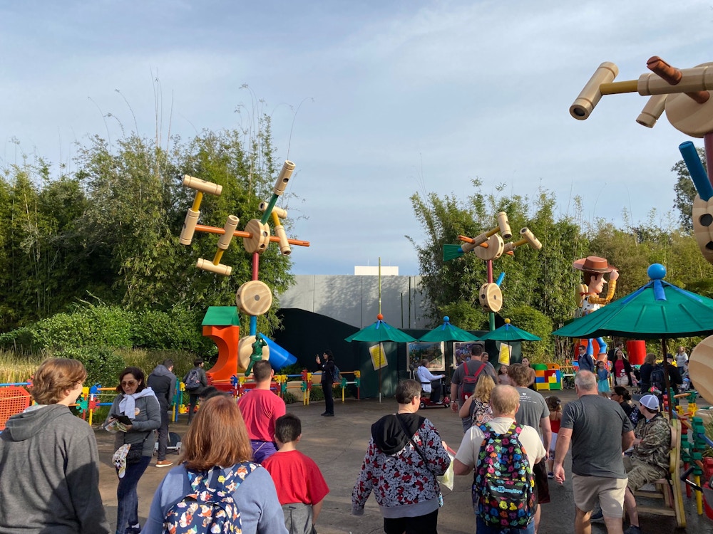 PHOTOS: Land Cleared for Entrance to Roundup Rodeo BBQ in Toy Story Land at Disney's Hollywood