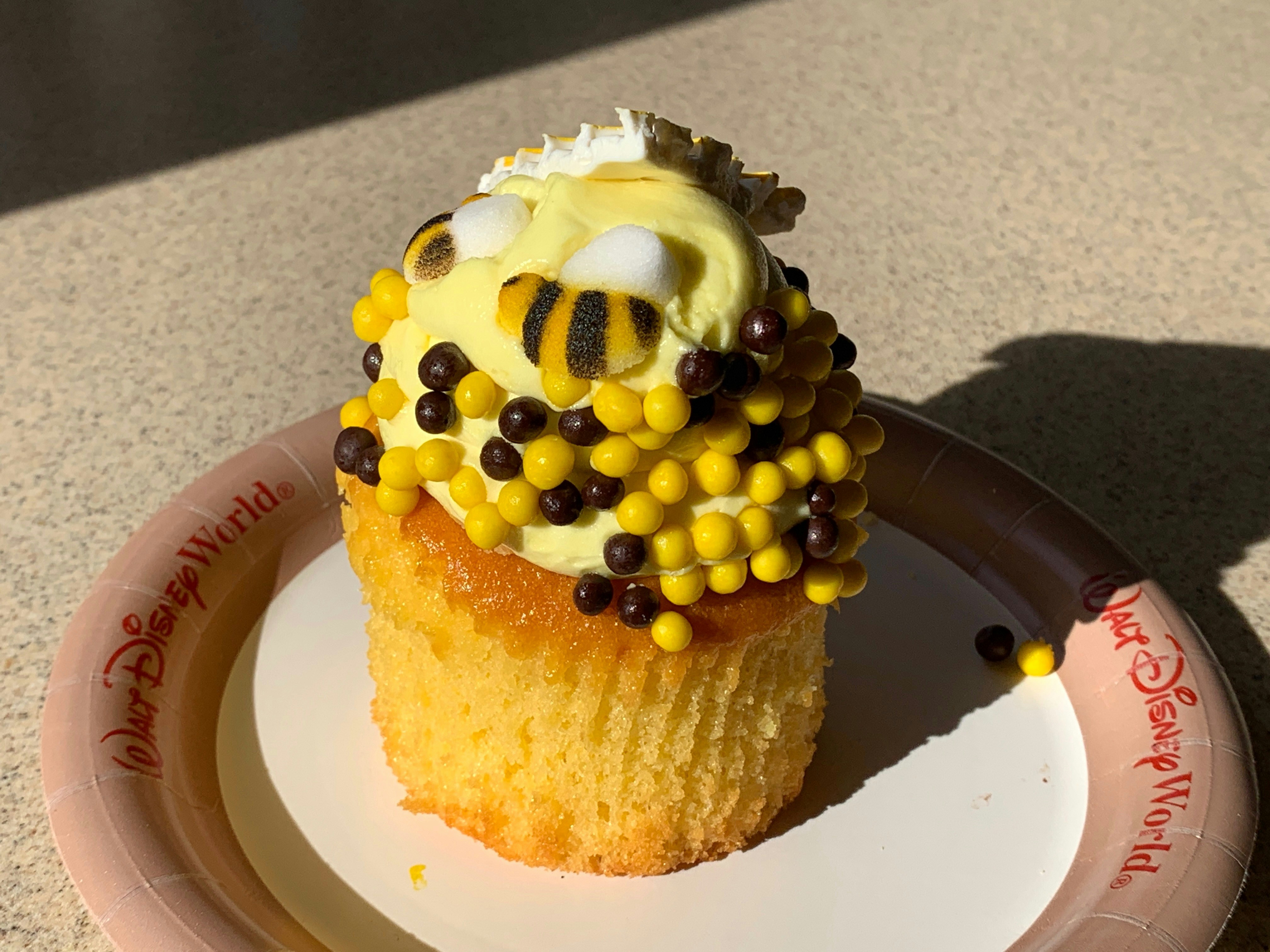 REVIEW: Delicious Orange-Honey Bee Cupcake Returns to Disney's Animal Kingdom 8 bee cupcake DAK 19.jpeg?auto=compress%2Cformat&ixlib=php 1.2