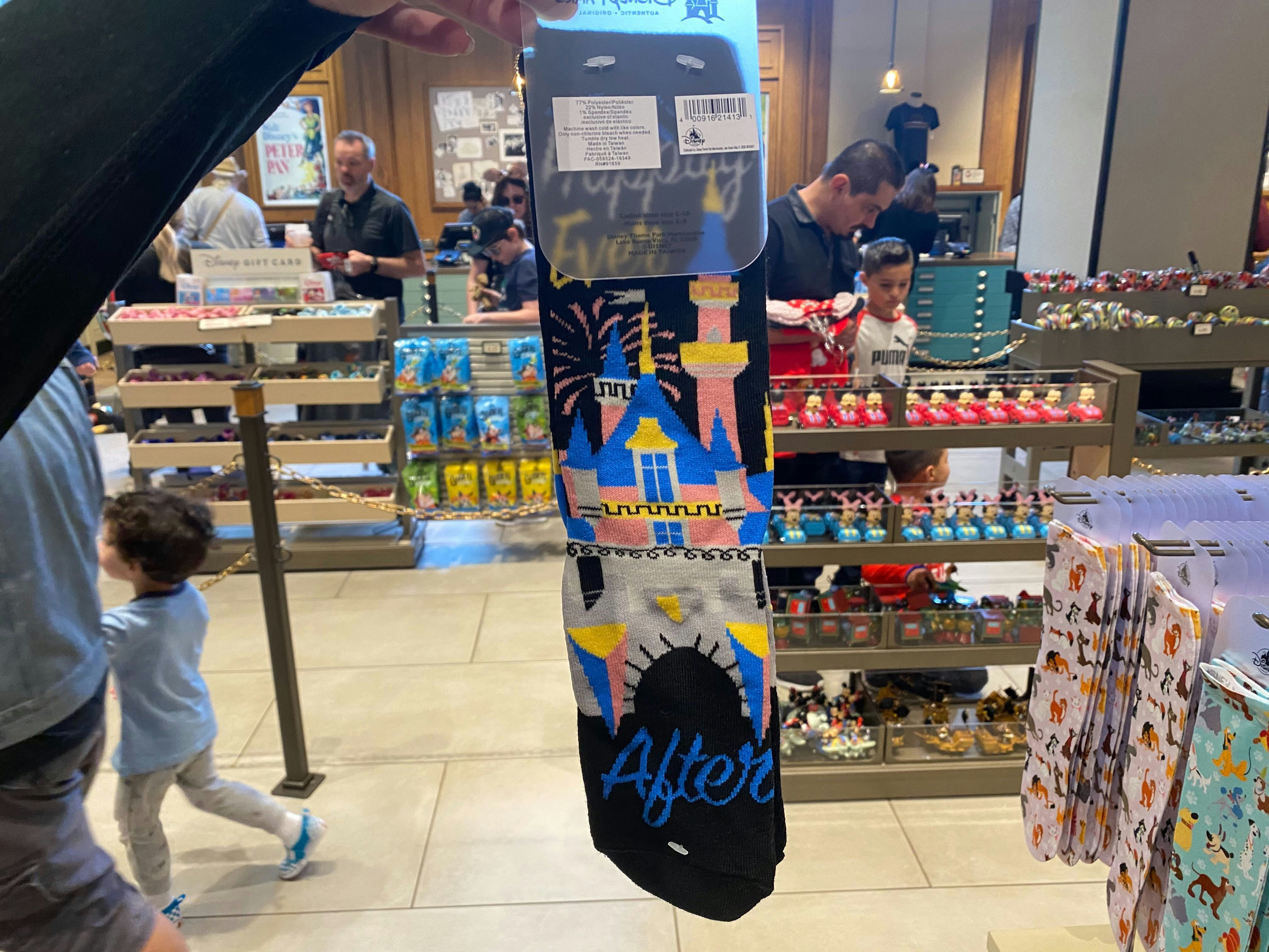Happily Ever After Sleeping Beauty Castle Socks - $14.99