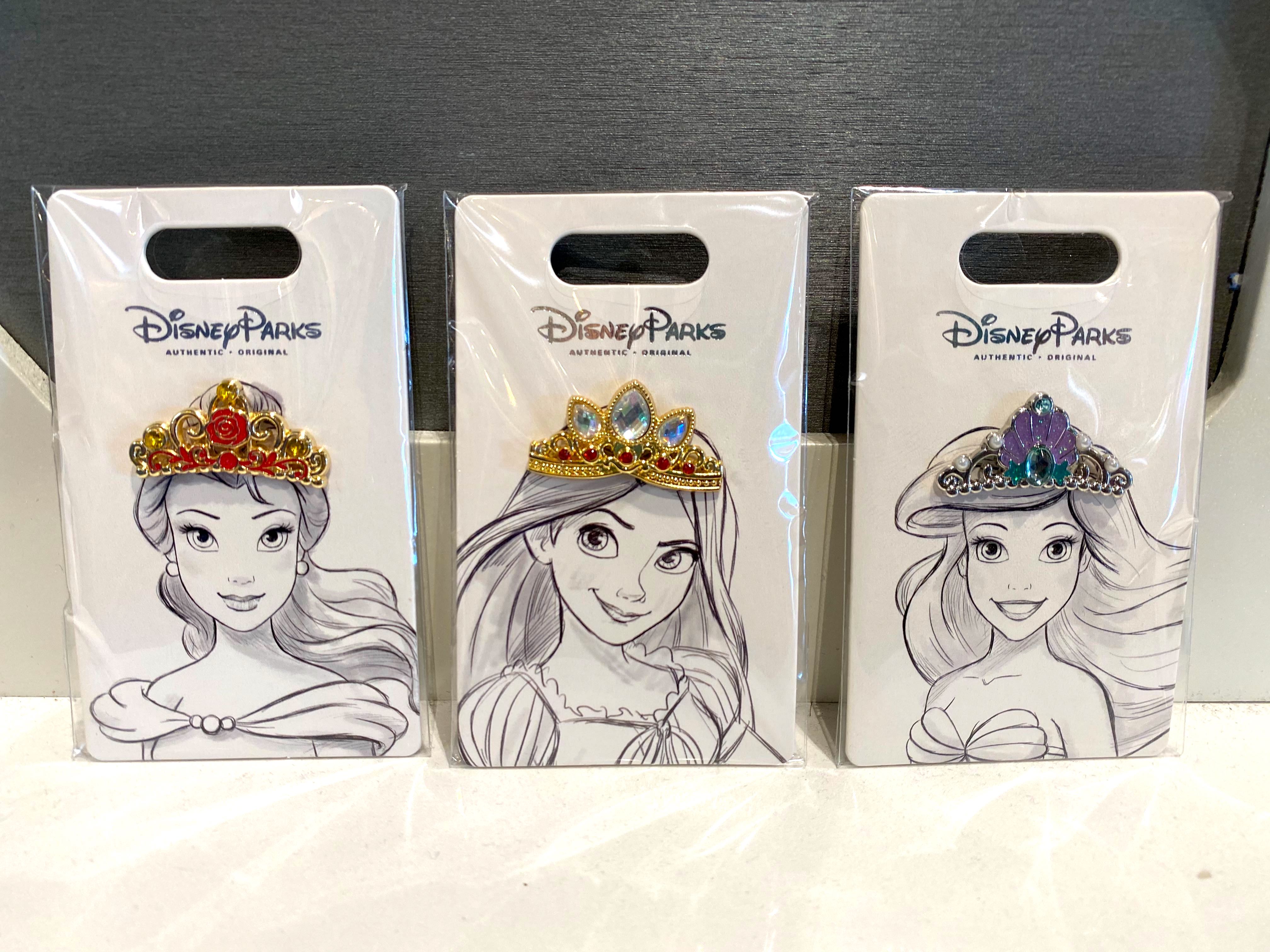 Disney Princess Keys to the Kingdom Tiara-Ariel-Rapunzel Cinderella-Belle-Snow