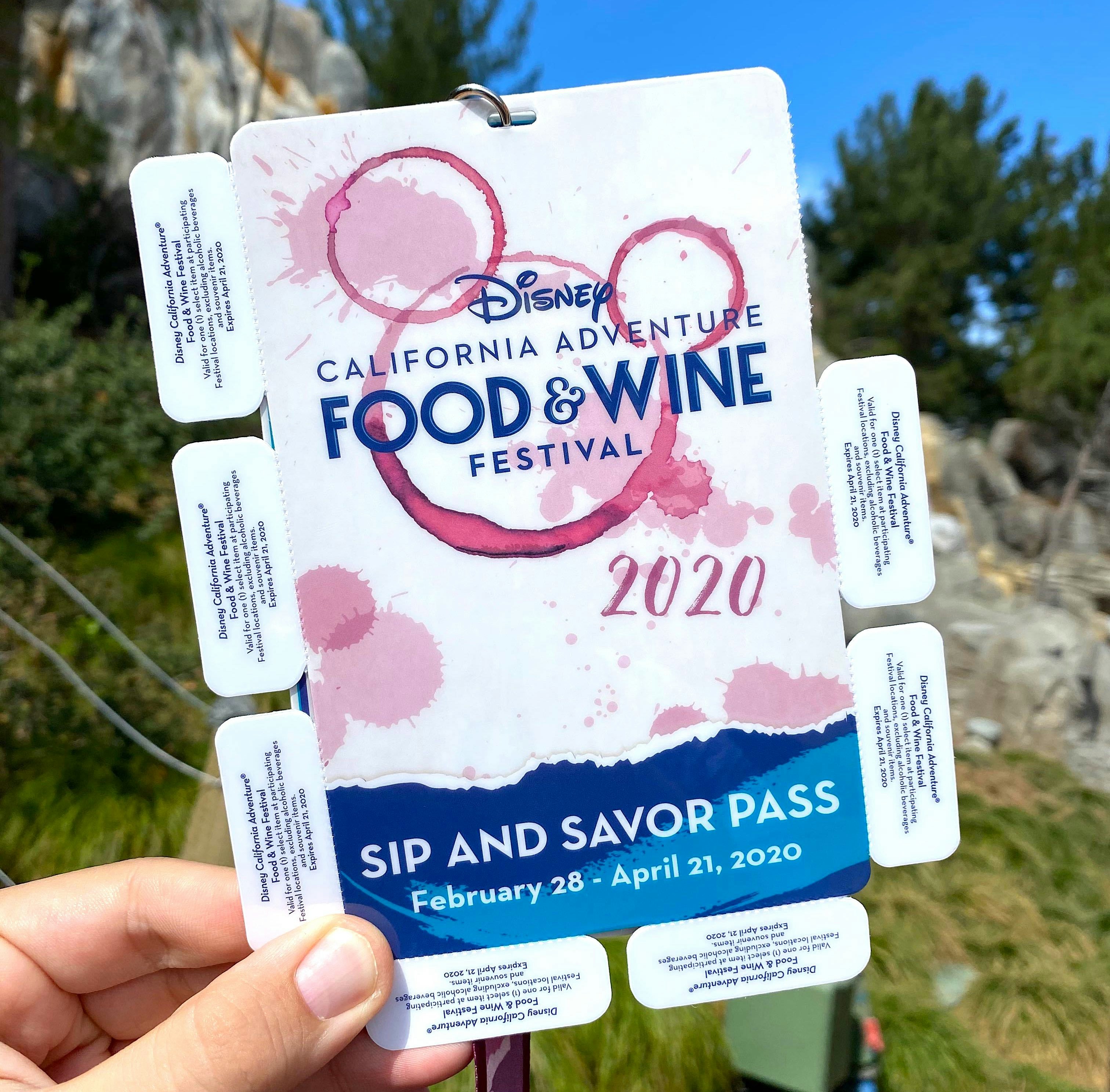 PHOTOS New 2020 Disney California Adventure Food & Wine Festival Sip