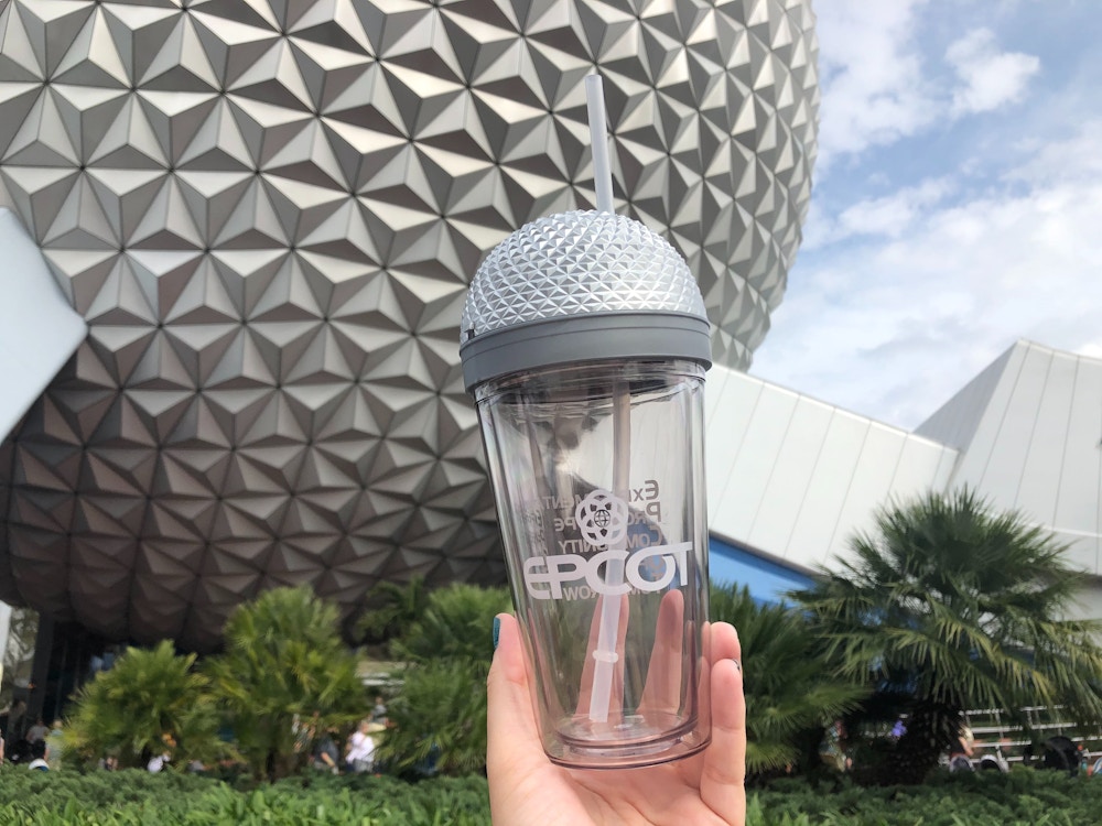 spaceship earth tumbler