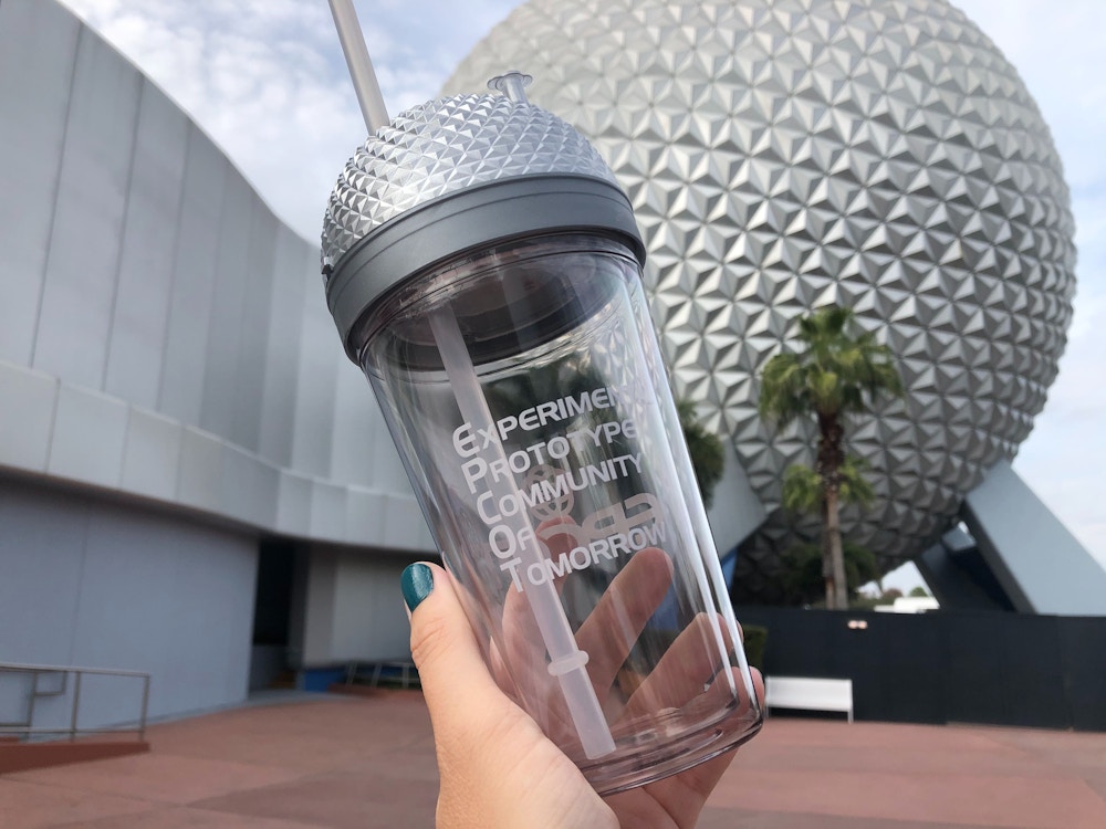 spaceship earth tumbler