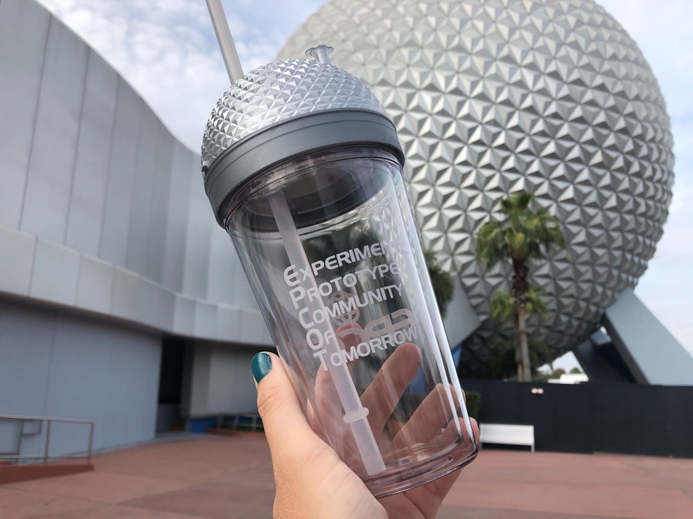 Hot & Cold Tumbler with a Experimental Prototype Community Rainbow - WDW  Magazine