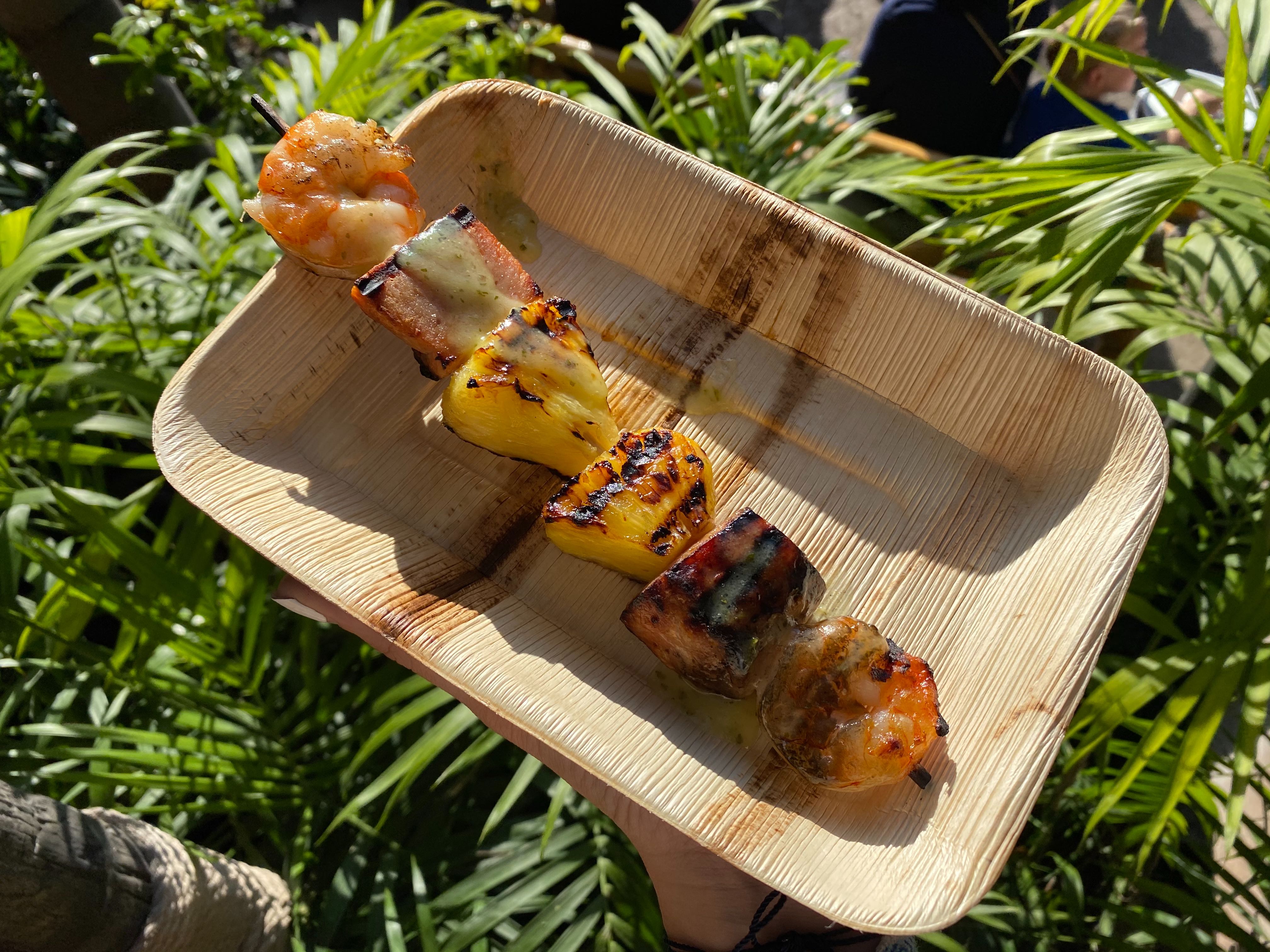 REVIEW New Shrimp, Ham, and Pineapple Specialty Skewer with Piña