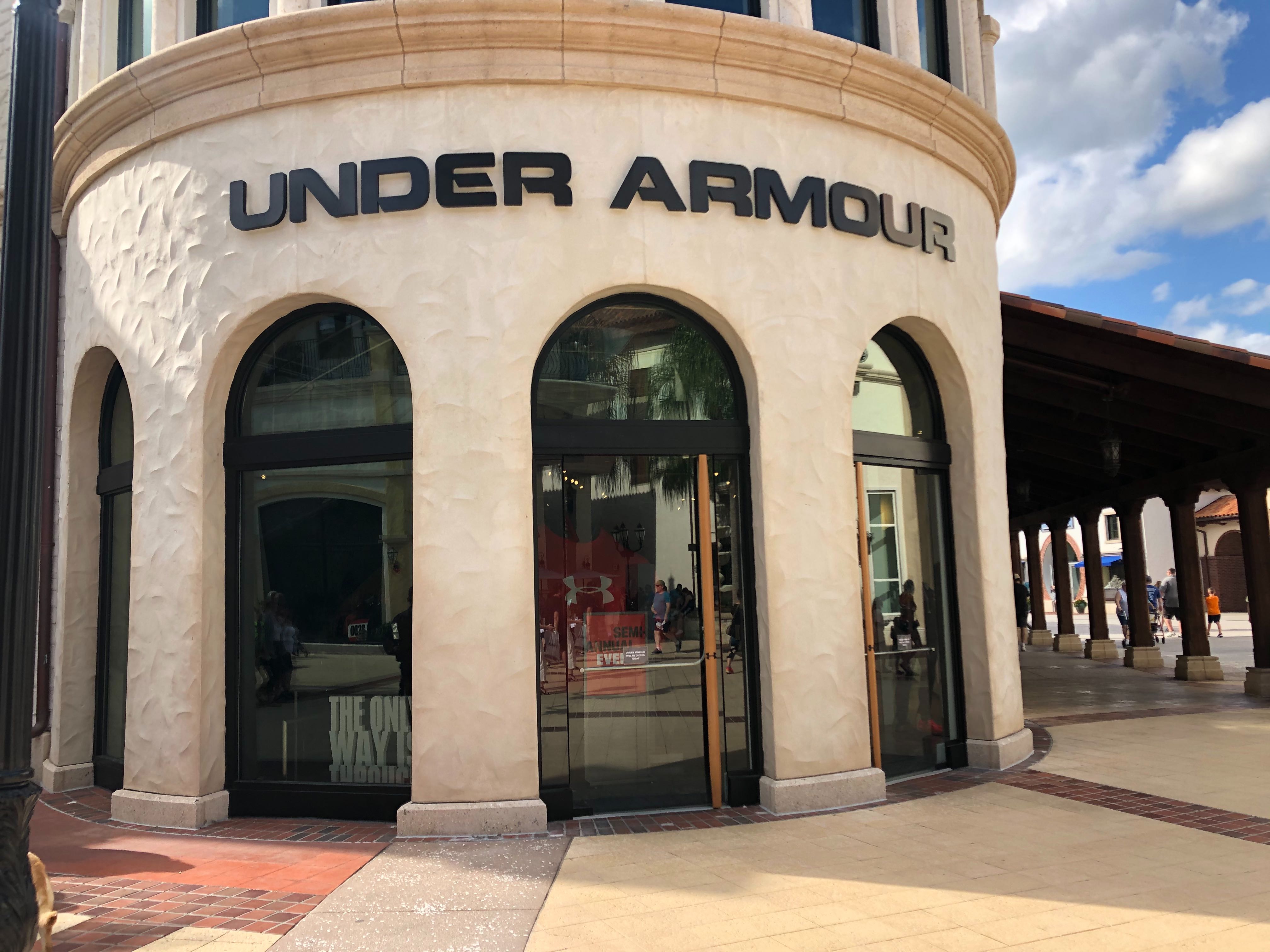 under armour stores worldwide