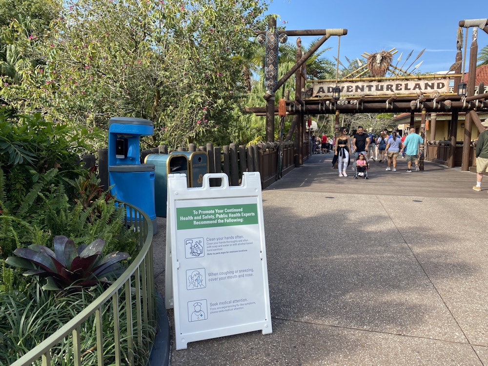 Handwashing station Adventureland 