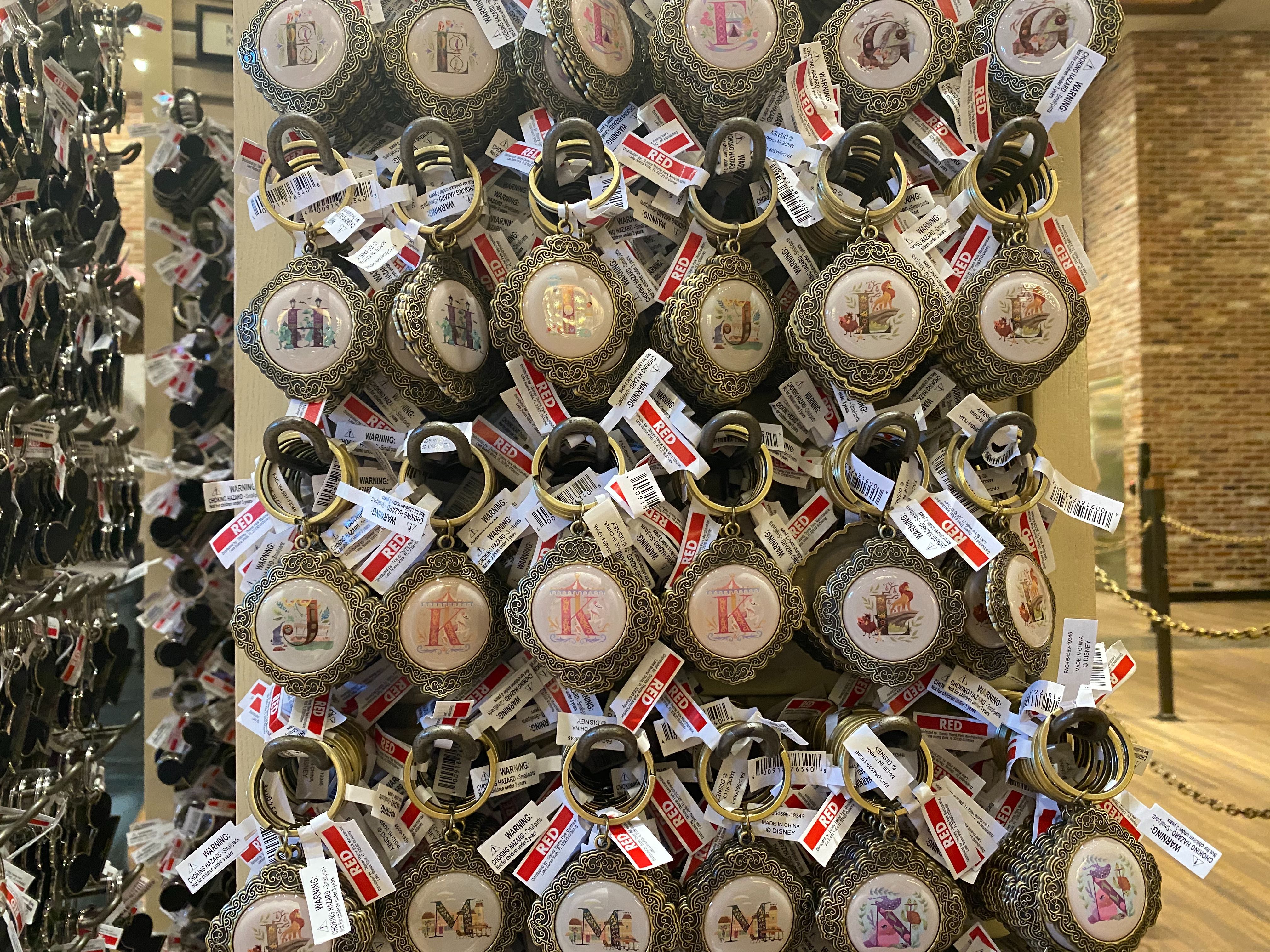 PHOTOS: New "ABCDisney Letters" Key Chains Spell "C-U-T-E ...