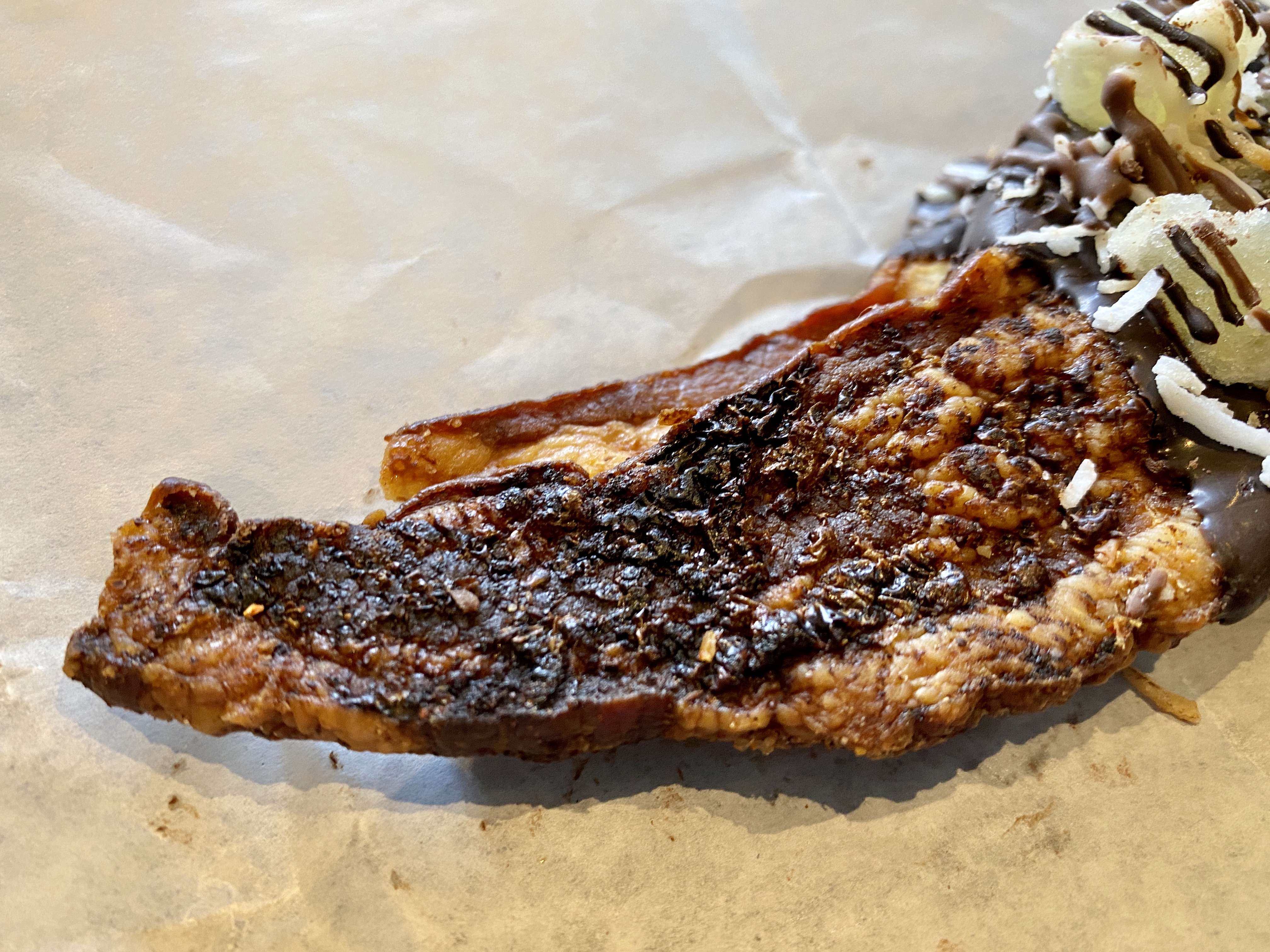 REVIEW Seasonal ChocolateDipped Pineapple Coconut Bacon at Walt