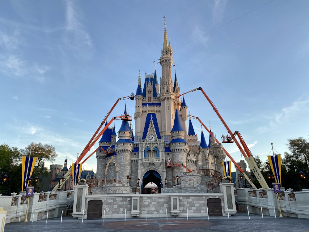 Cinderella castle makeover