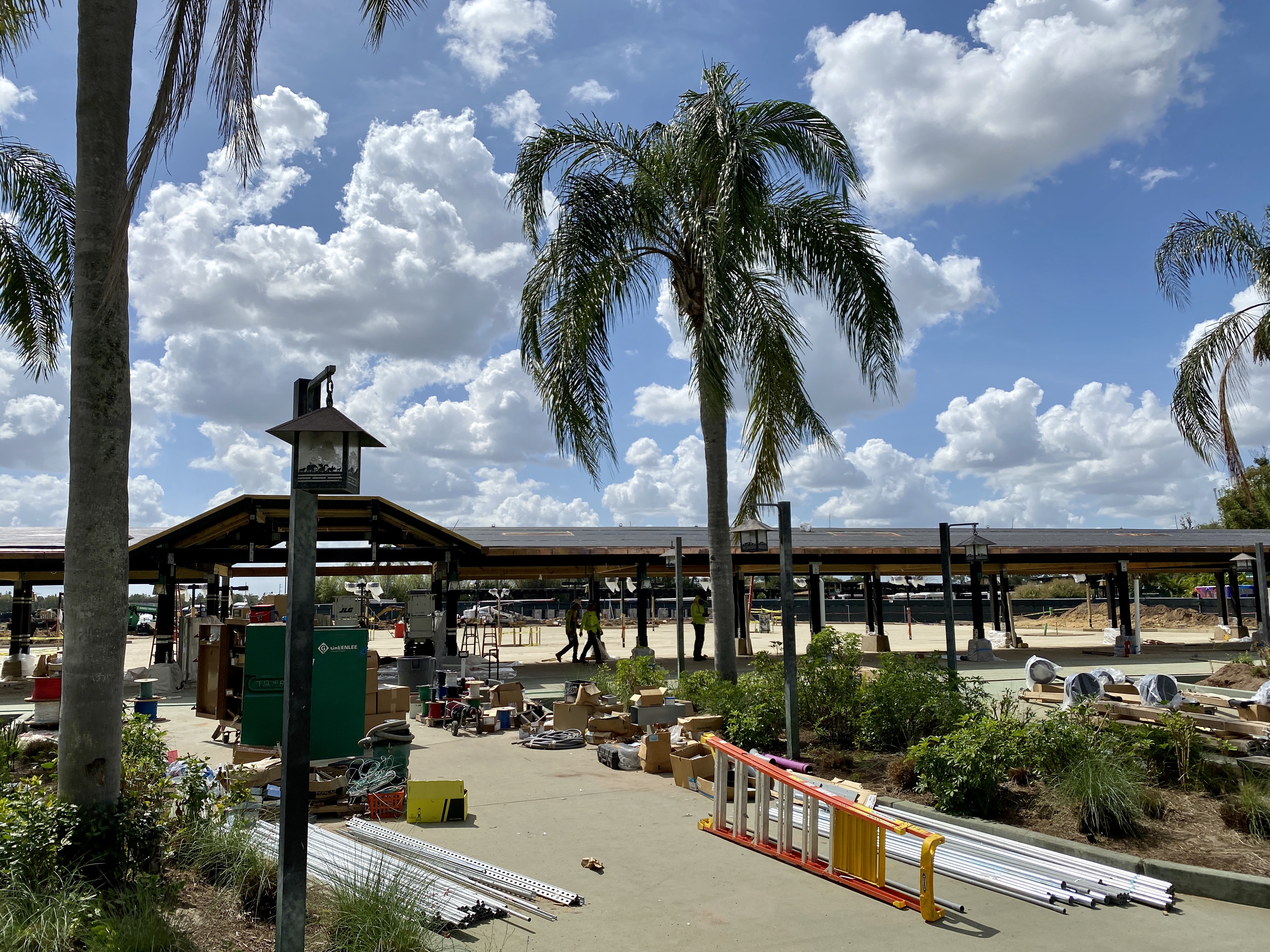 Animal kingdom entrance construction