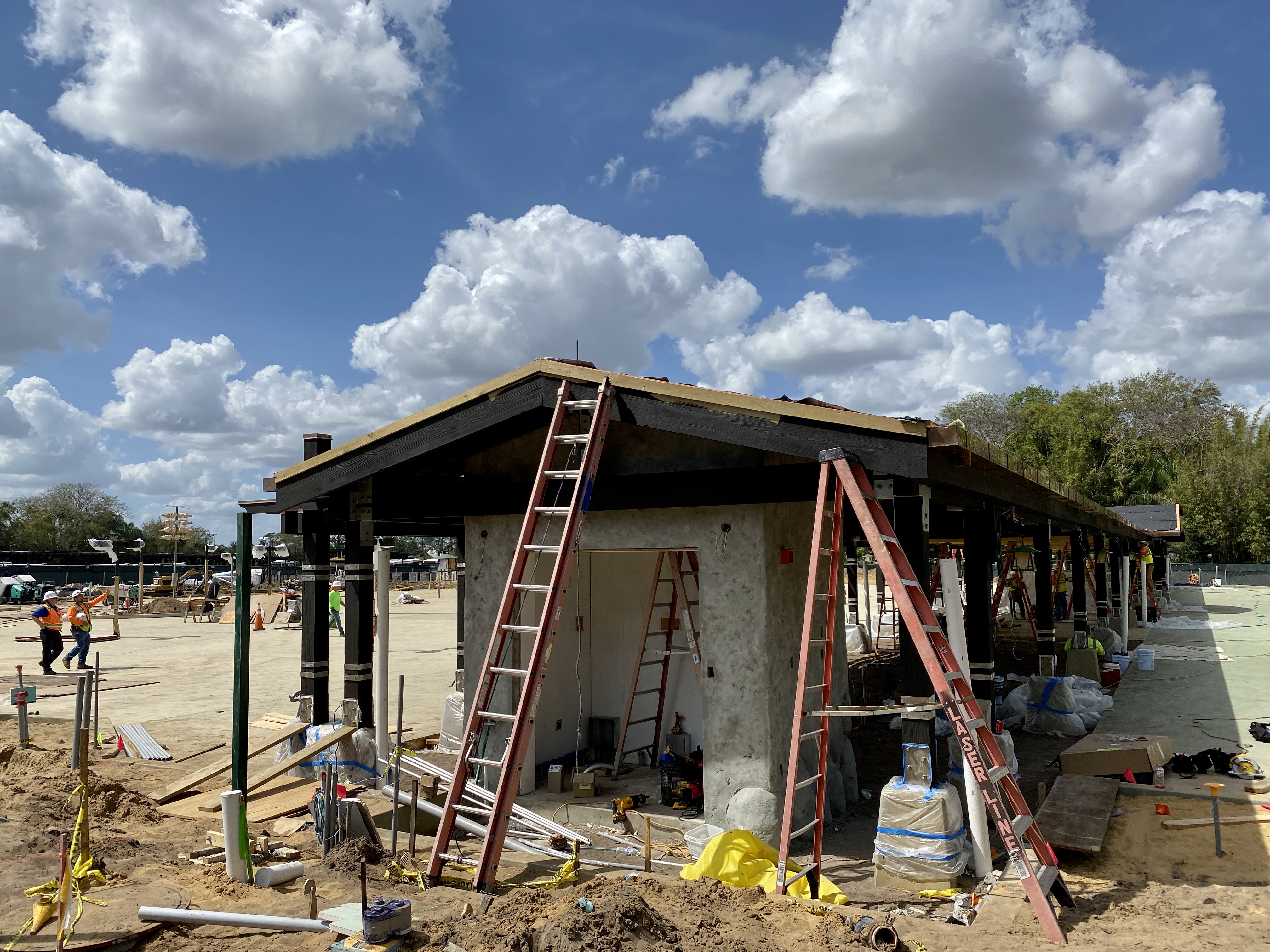 Animal kingdom entrance construction
