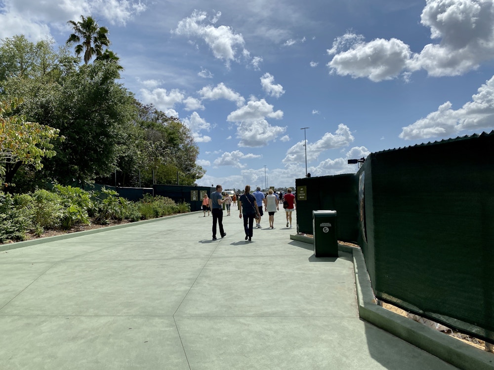 Animal kingdom entrance construction