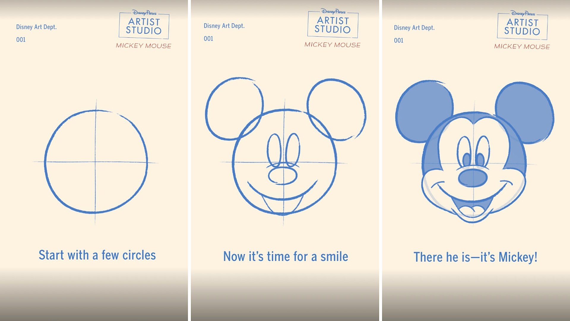 New Disney Parks Artist Studio Debuts On My Disney Experience App Learn To Draw Mickey Mouse Wdw News Today