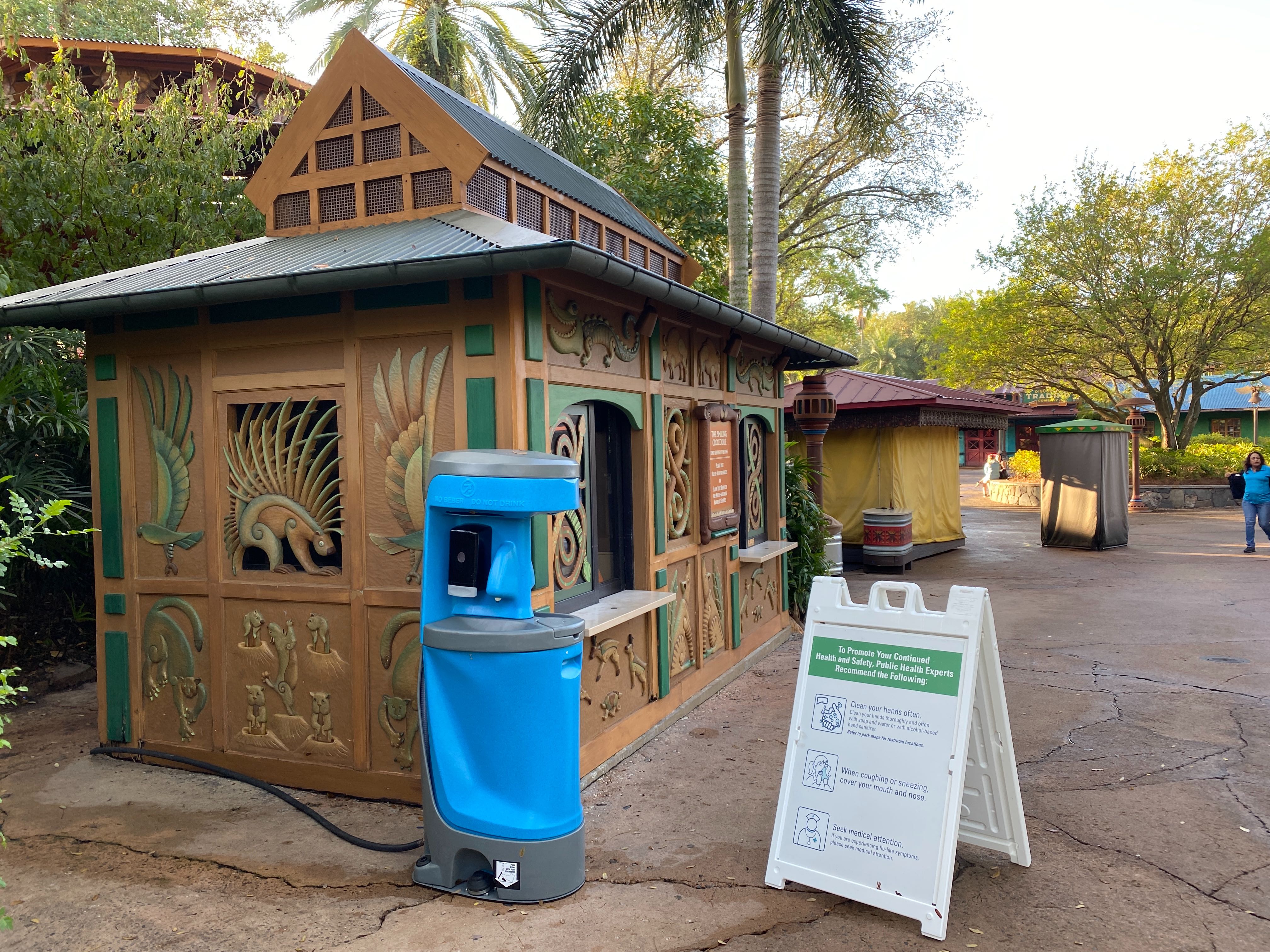 PHOTOS: Portable Hand Washing Station Rolled Out at Disney's Animal