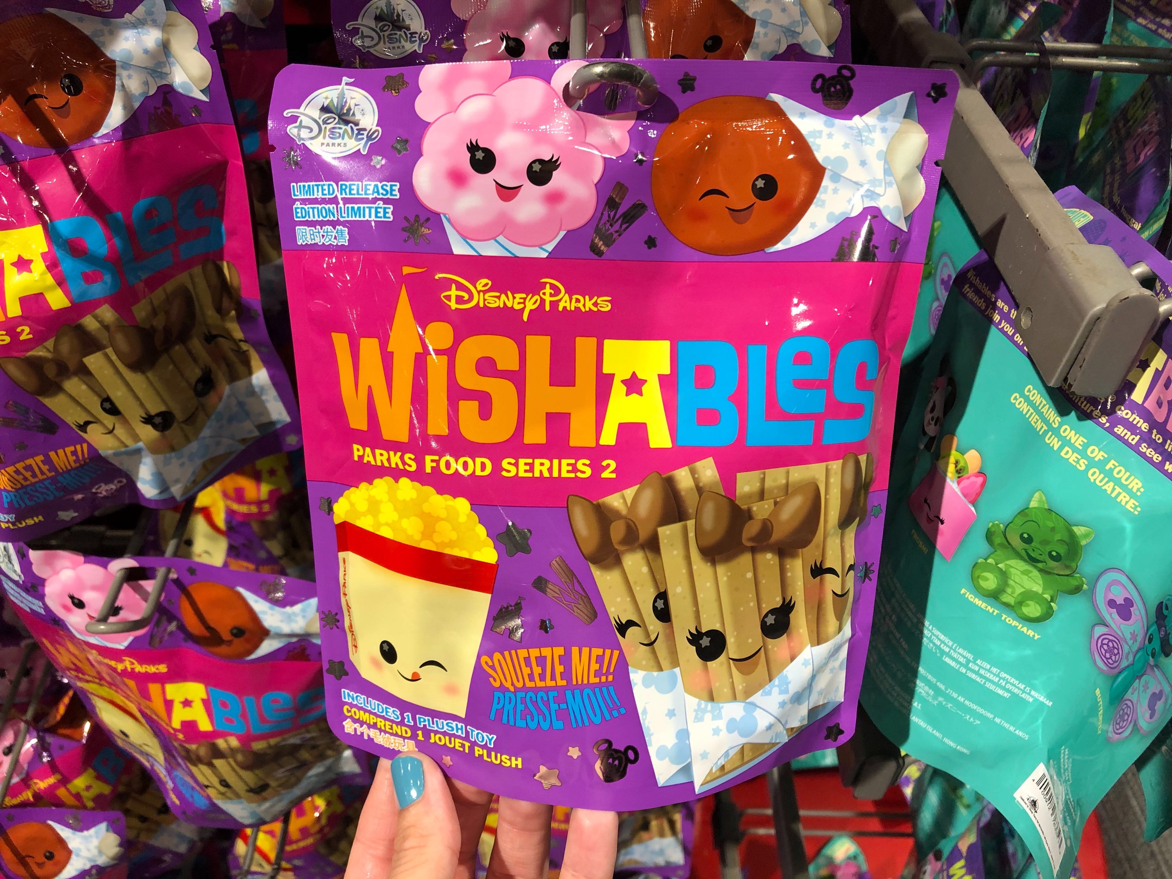 Disney Parks Wishables Food Series Plush Full Snack Set Brand New 