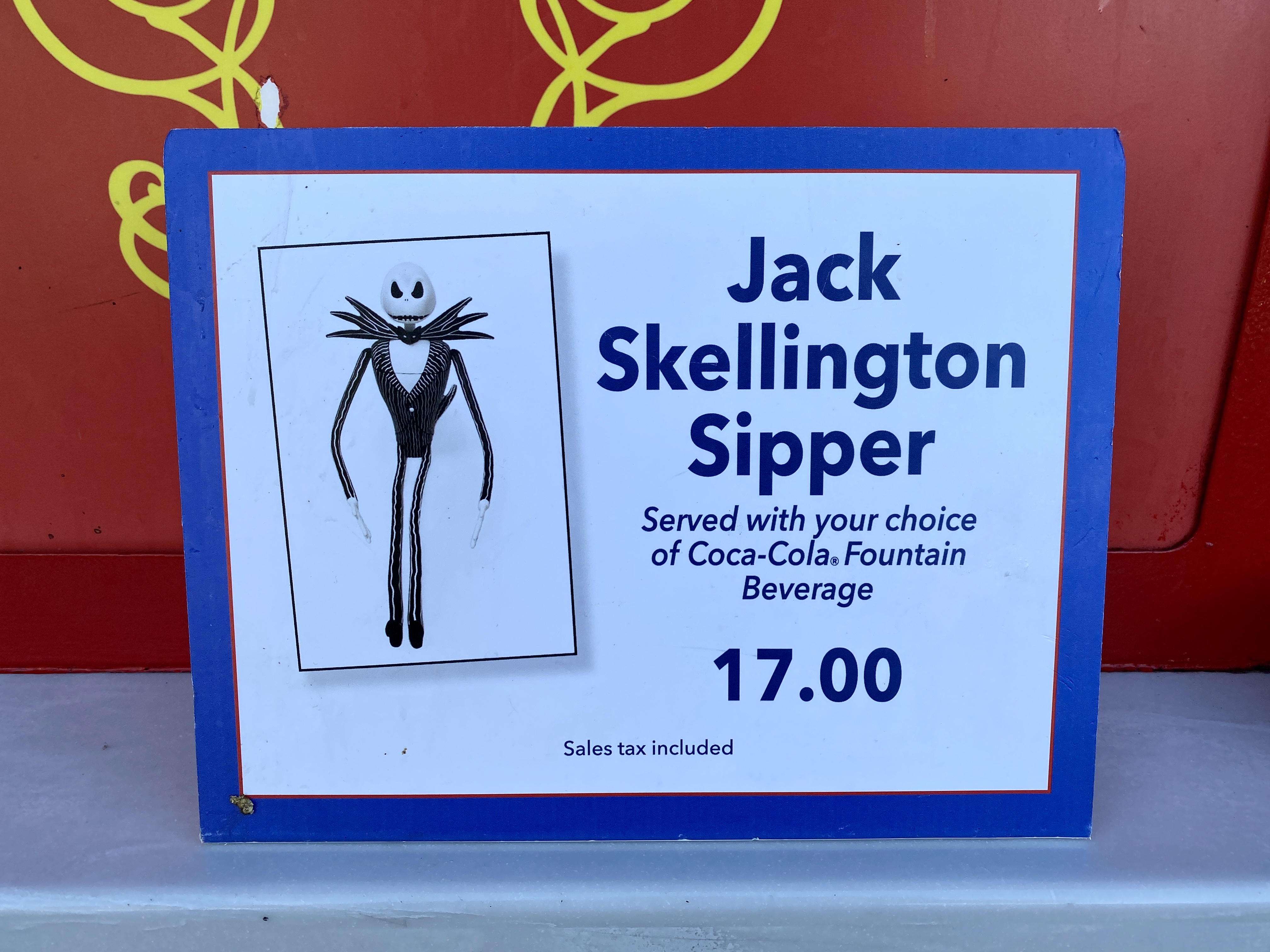 Jack skellington sipper
