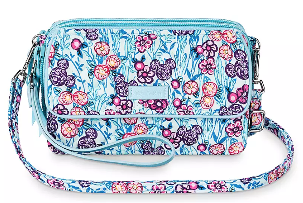 colorful garden vera bradley crossbody wristlet