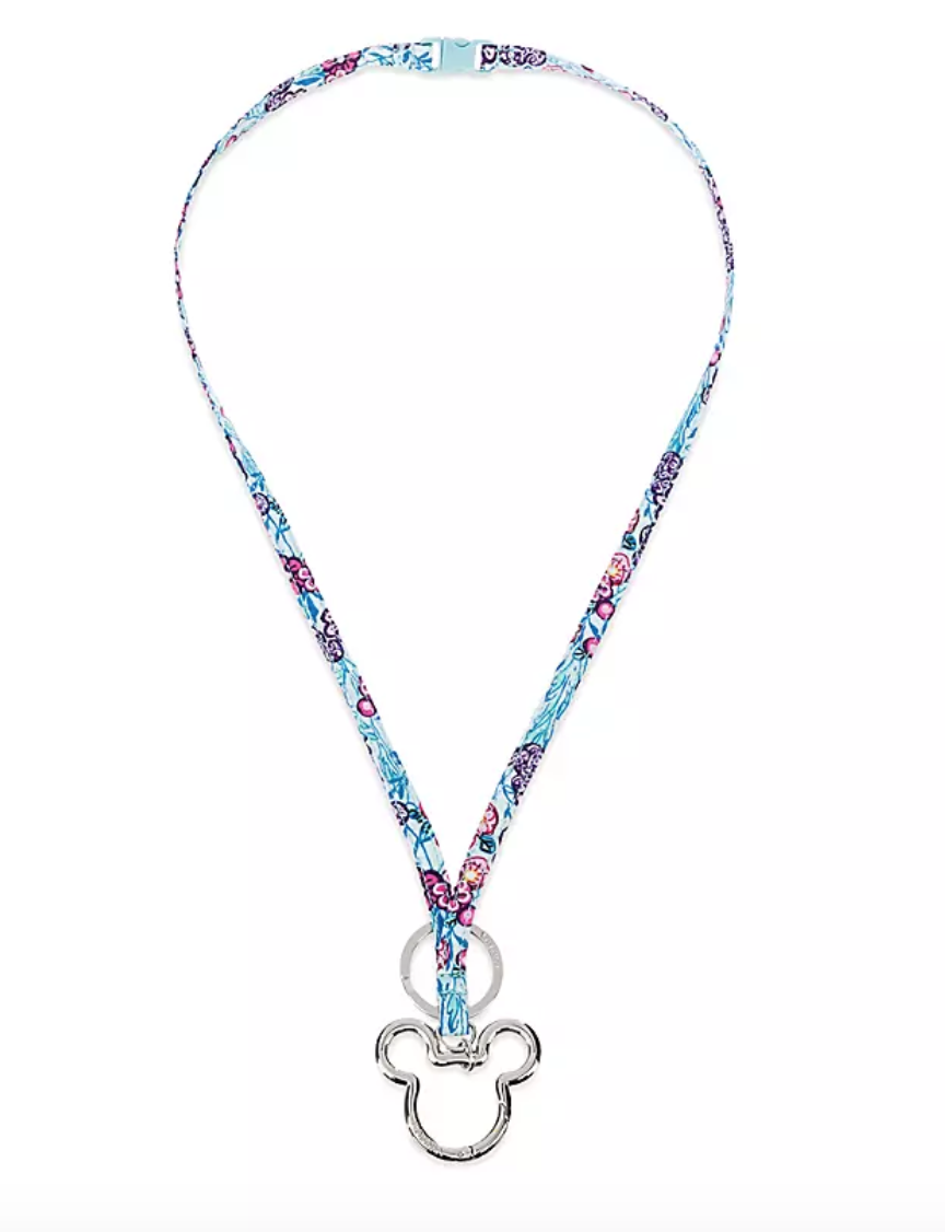 colorful garden vera bradley lanyard