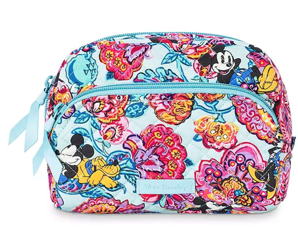 colorful garden vera bradley cosmetic bag