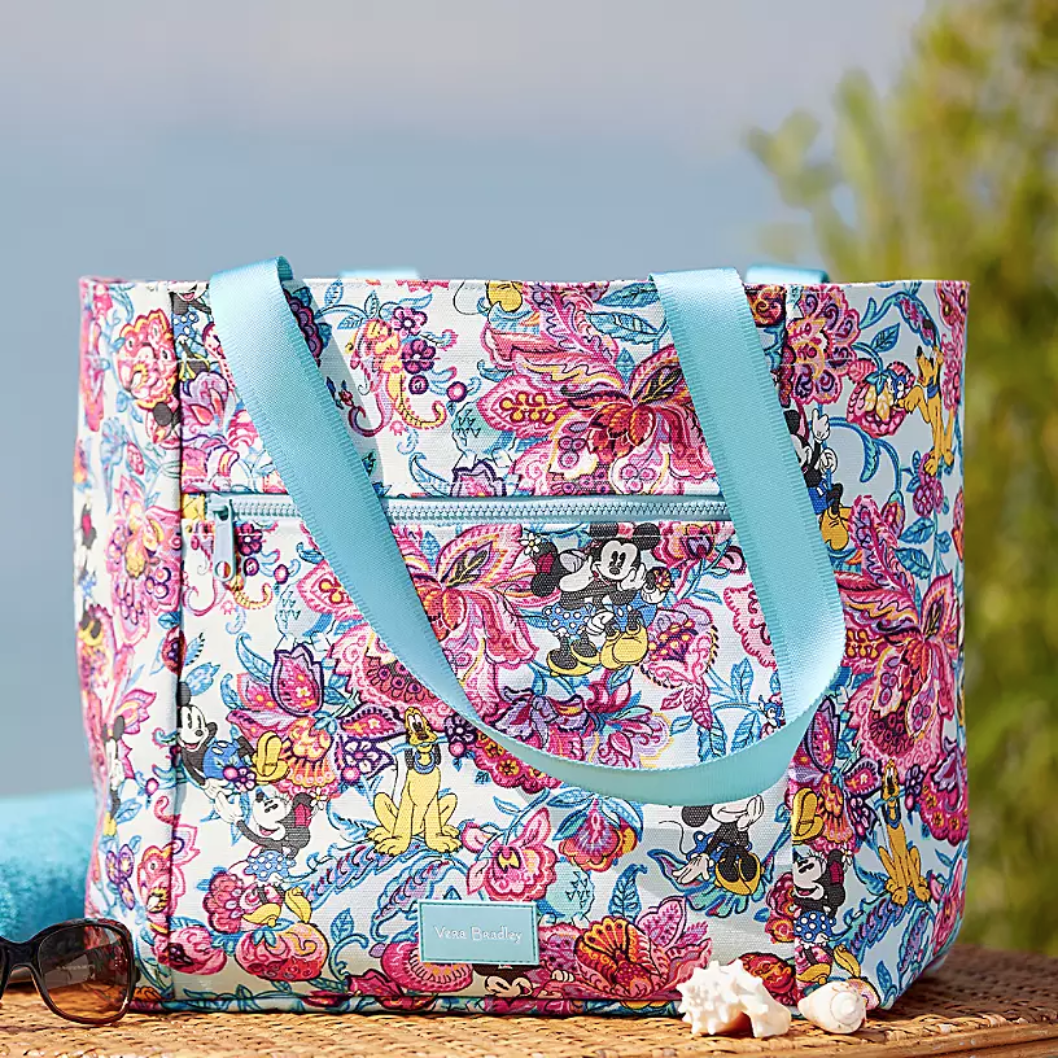 colorful garden vera bradley drawstring tote