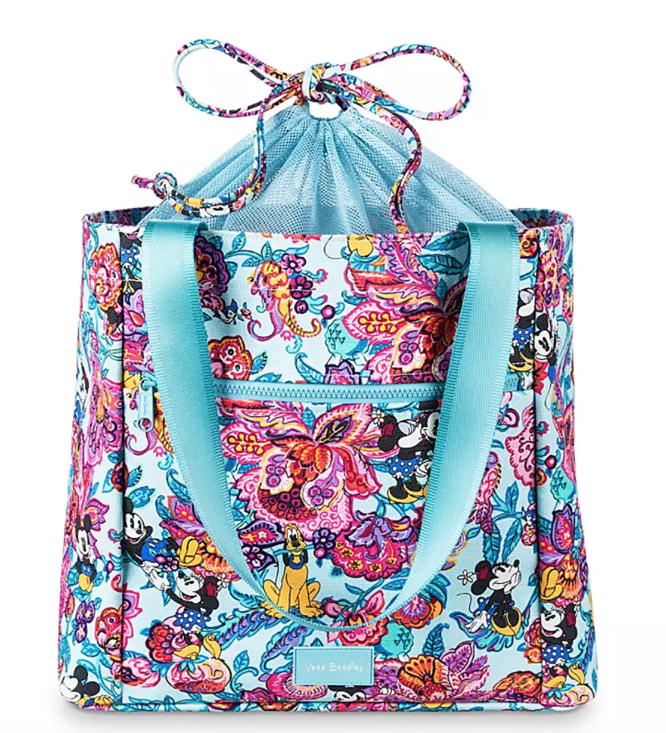 colorful garden vera bradley drawstring tote