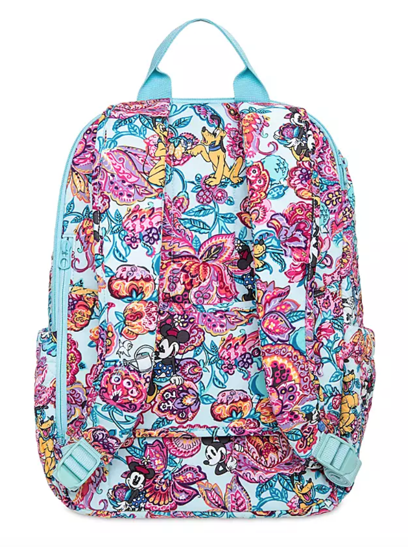 colorful garden vera bradley campus backpack