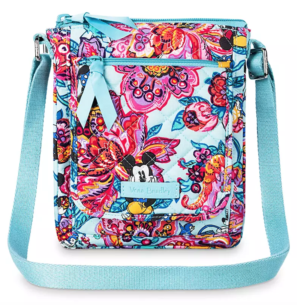 colorful garden vera bradley mini hipster bag