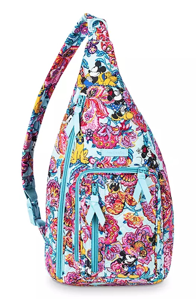 colorful garden vera bradley sling backpack