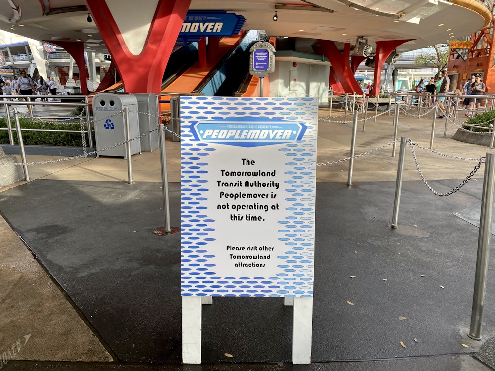 PeopleMover closed