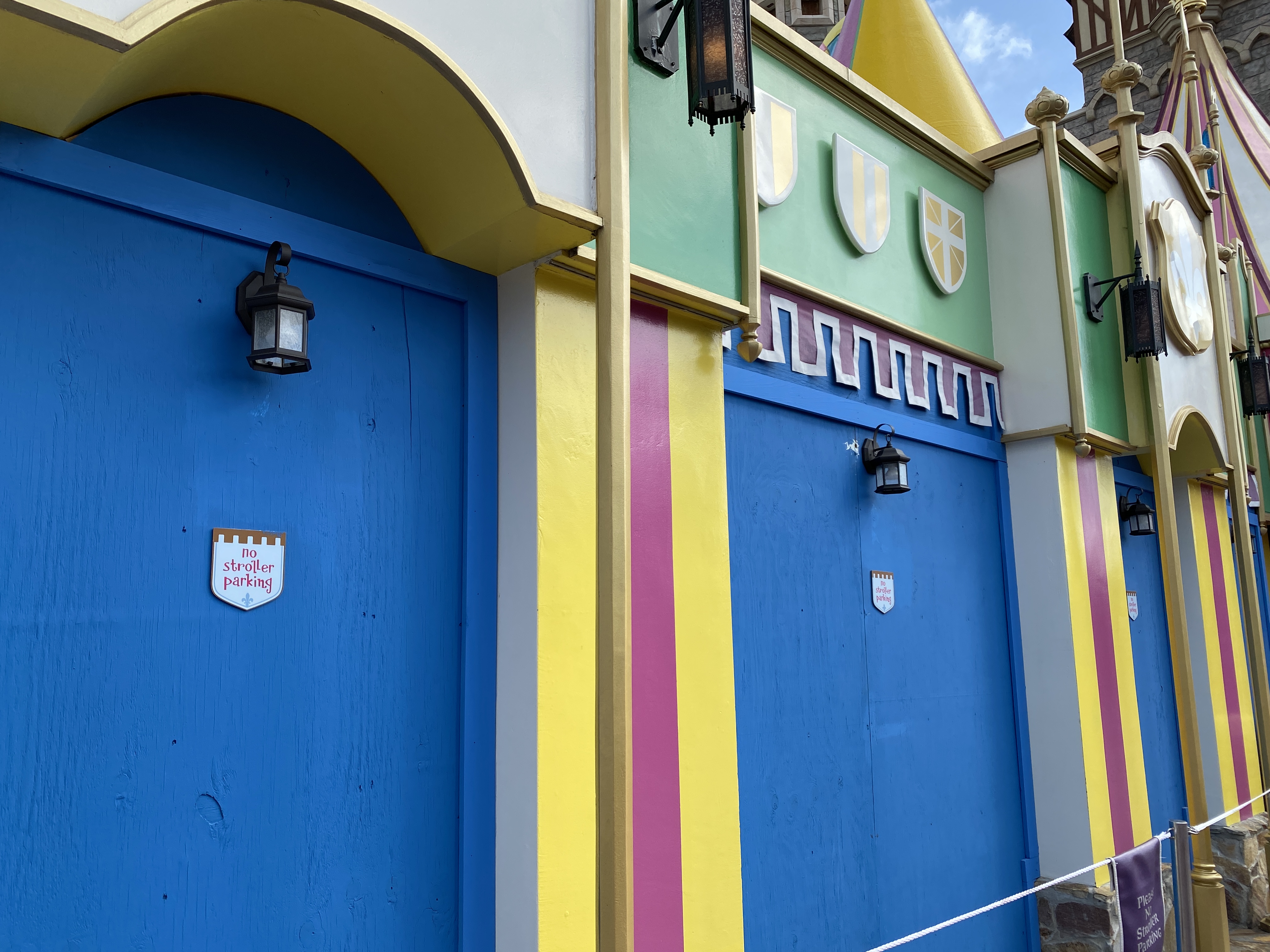 Small world construction lights replaced
