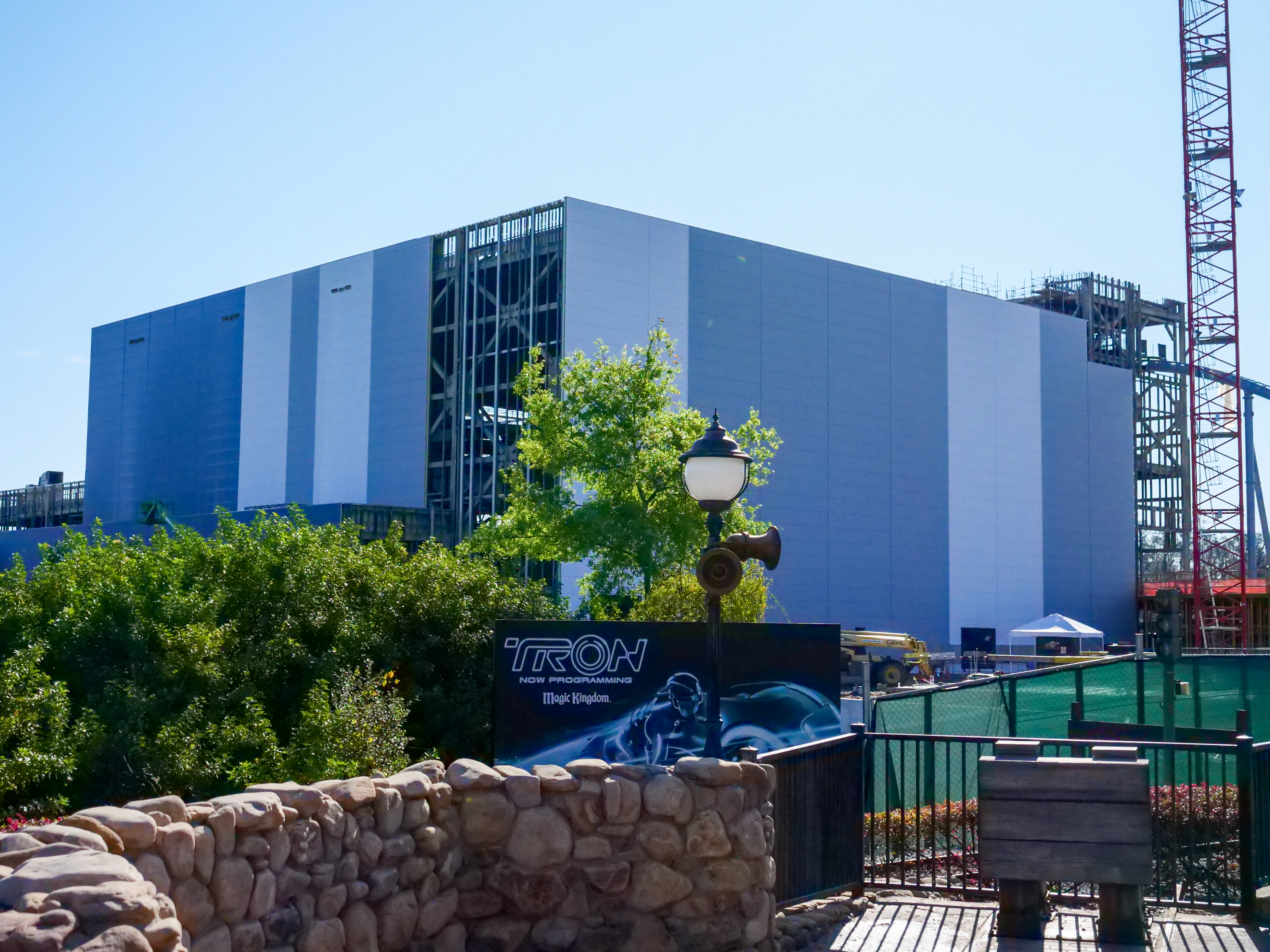 TRON Lightcycle Run Construction