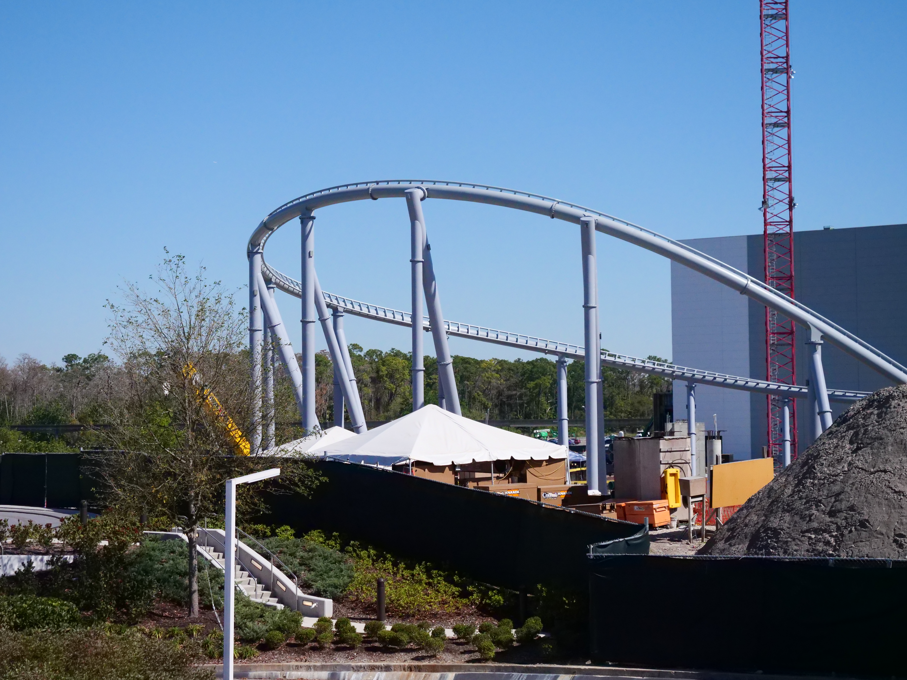 TRON Lightcycle Run Construction