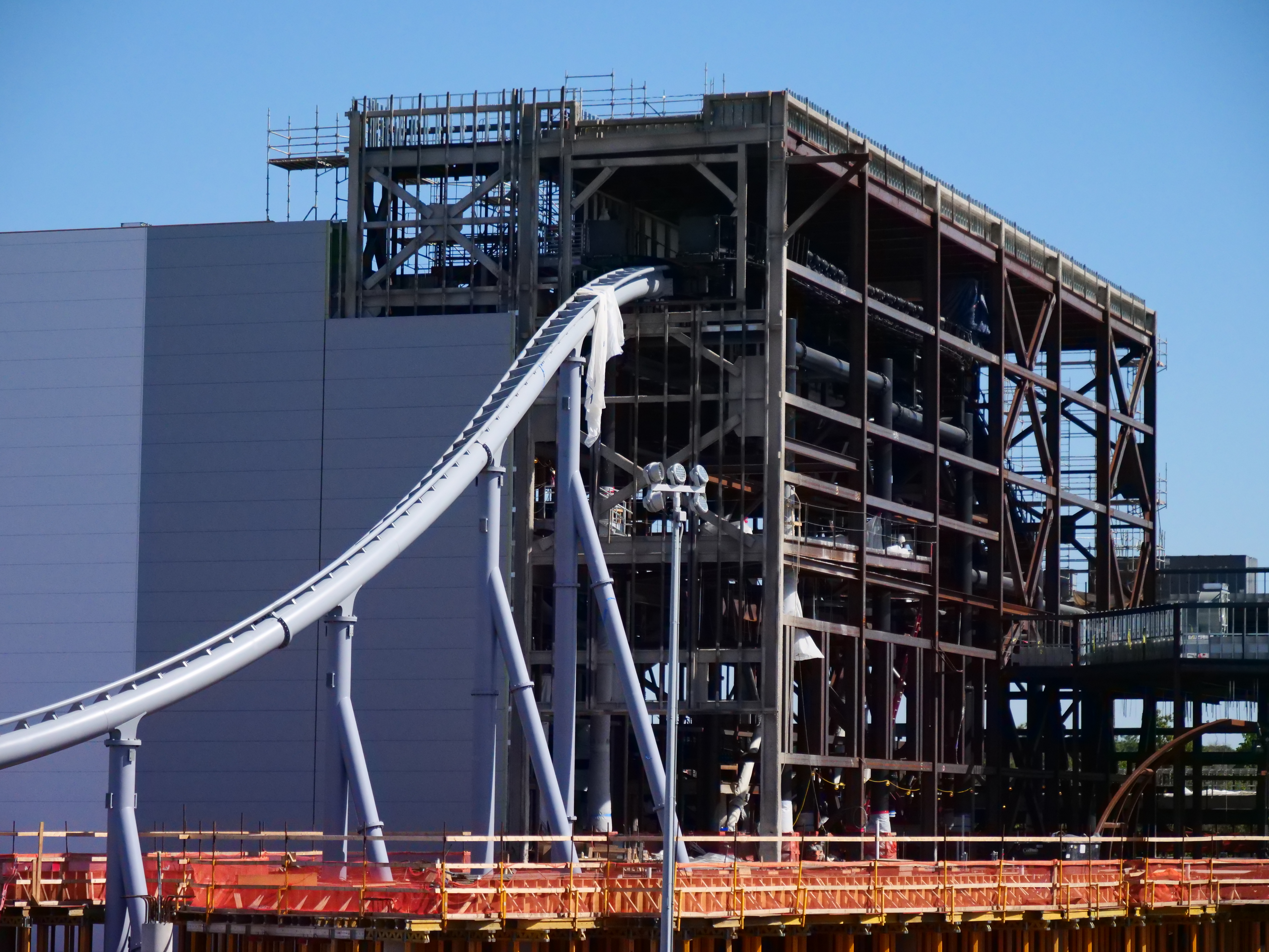 TRON Lightcycle Run Construction