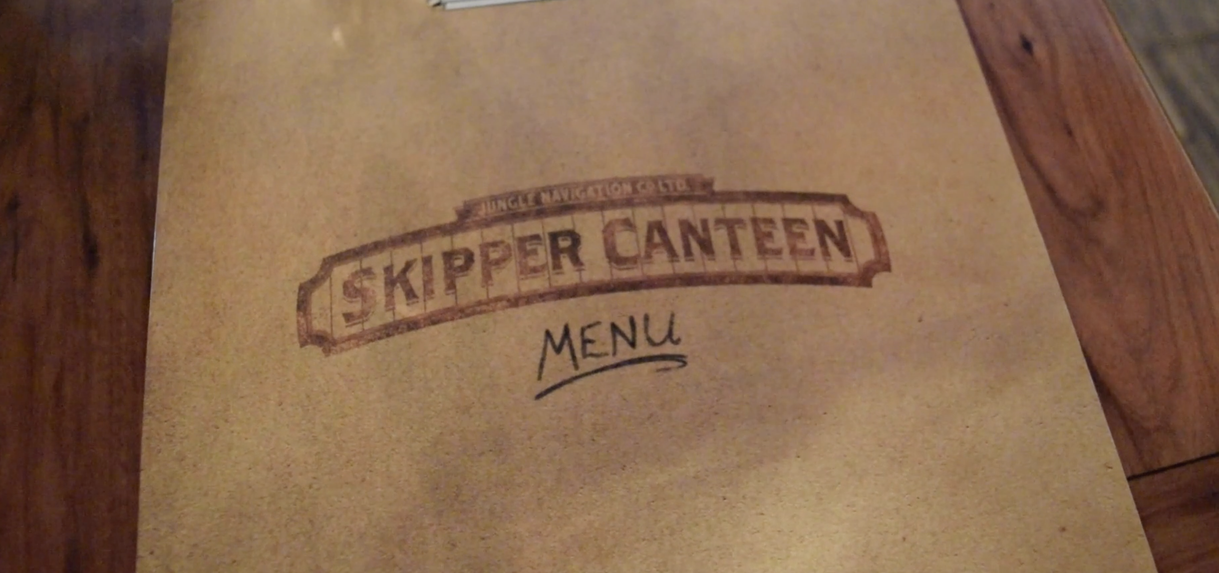 jungle navigation skipper canteen menu