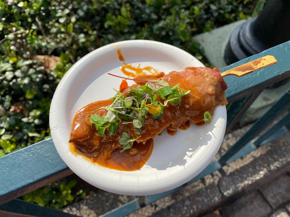 REVIEW: Bon Bon Chicken Skewer, Marco Boba, and More at Lotus House at the 2020 EPCOT International Flower & Garden Festival 10 bon bon chicken skewer lotus house 2020 epcot international flower garden festival 4.jpg?auto=compress%2Cformat&fit=scale&h=750&ixlib=php 1.2