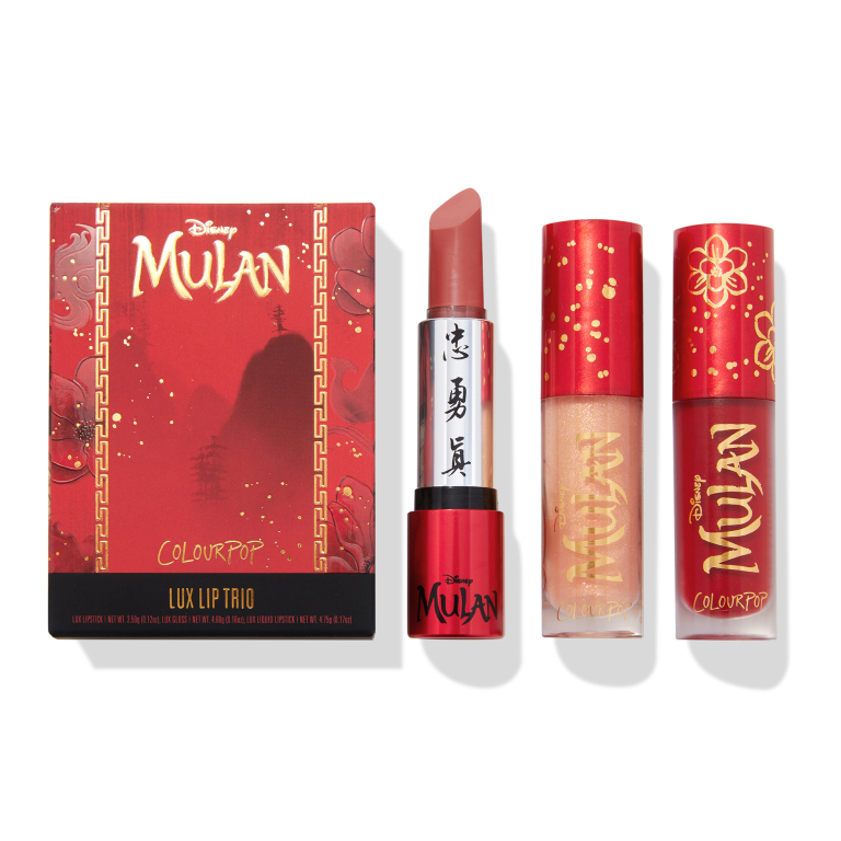 ColourPop Cosmetics Mulan PR top set