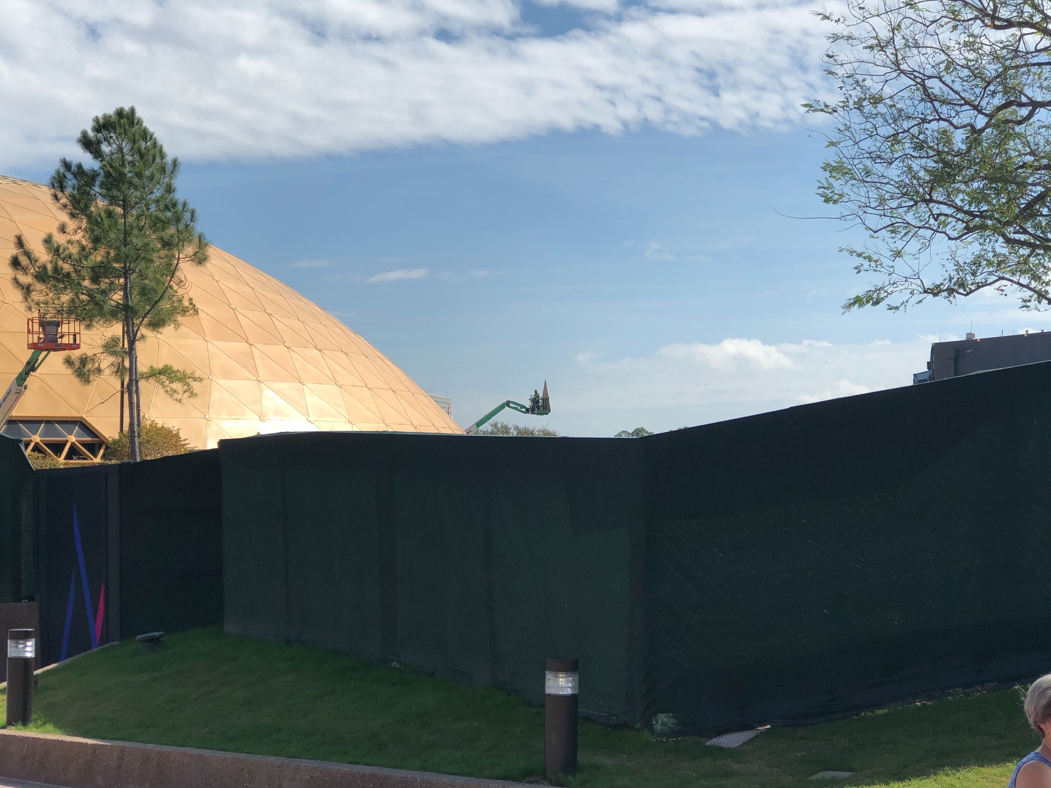 PHOTOS Exterior Work on Former Wonders of Life Pavilion Begins for New
