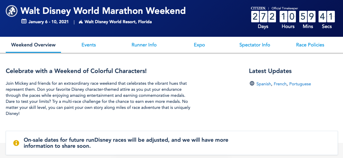 download disney marathon 2024 registration