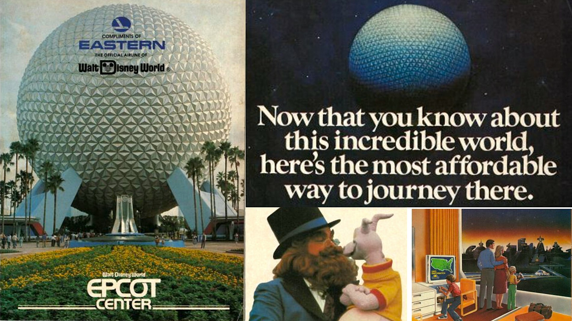 Fly Away to EPCOT Center With this Vintage Eastern Airlines