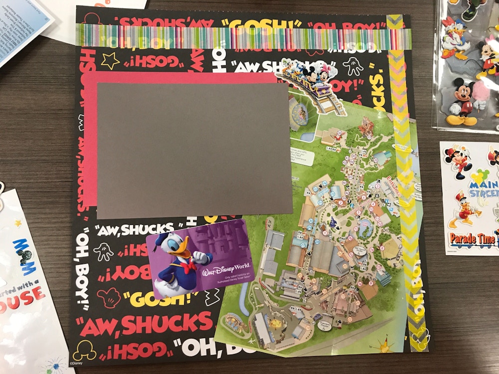 PHOTOS, VIDEO: Make Your Own Disney Scrapbook Page - A Step by Step Guide -  WDW News Today