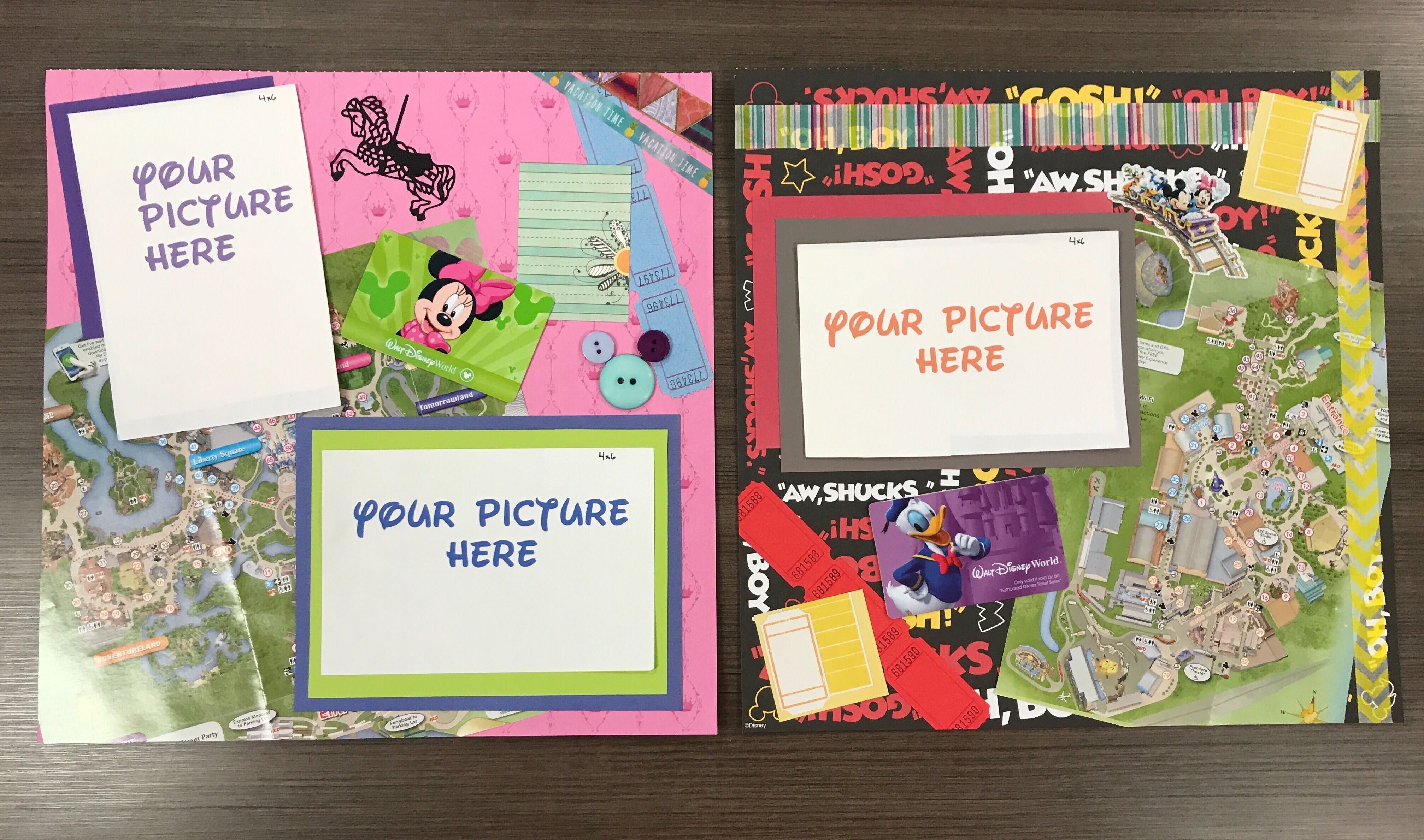 PHOTOS, VIDEO: Make Your Own Disney Scrapbook Page - A Step by