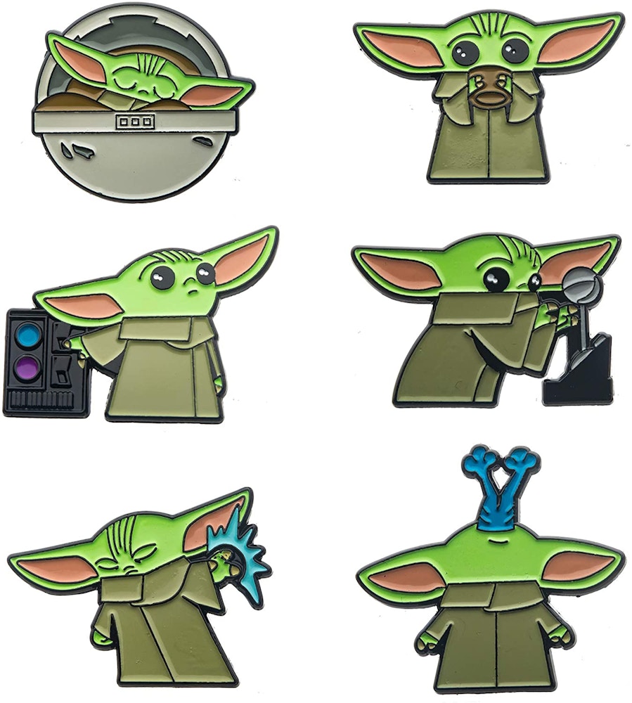 baby yoda enamel pins