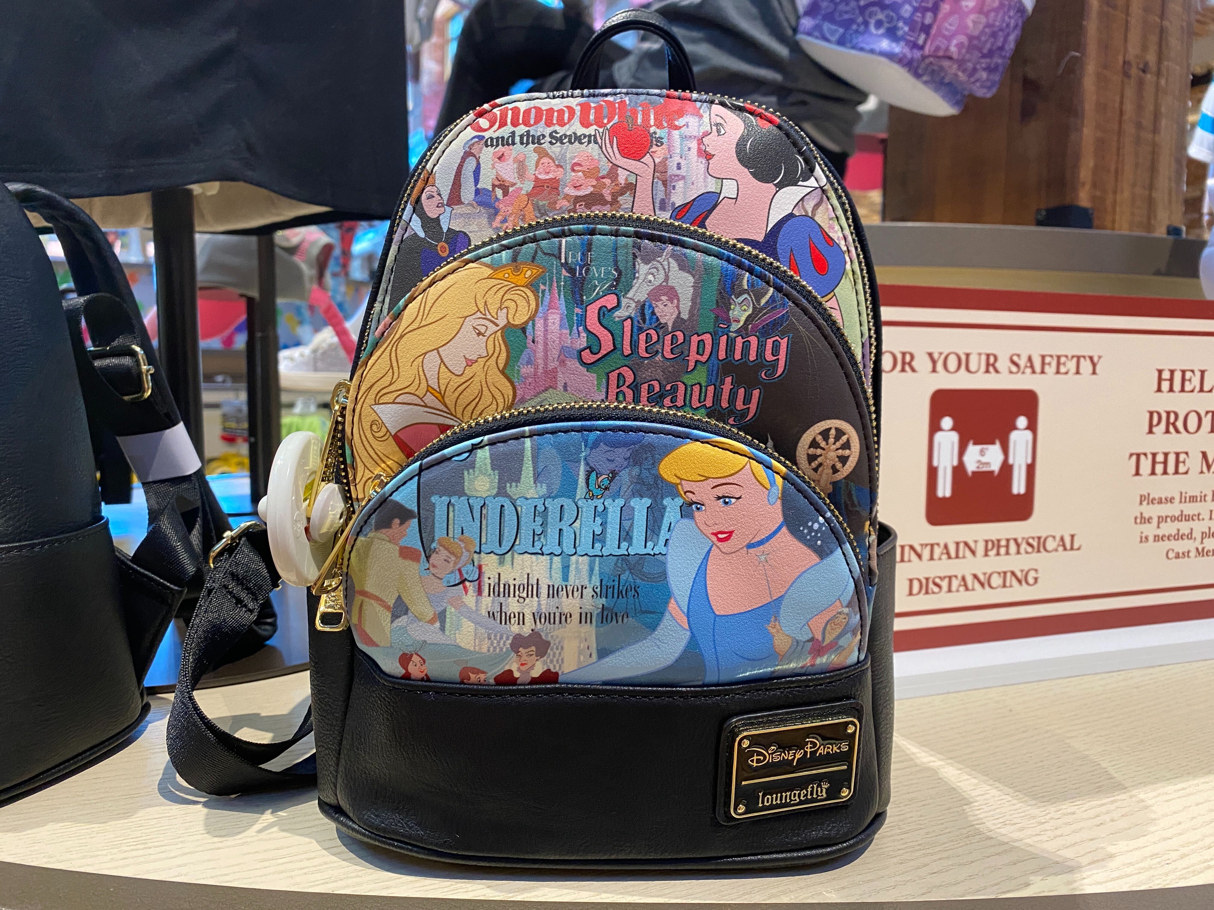 PHOTOS New Disney Princess Mini Backpack from Loungefly Dances into Disney Springs WDW News Today