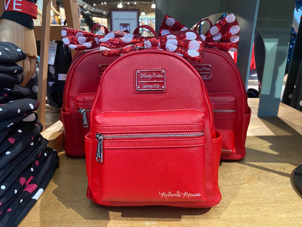 red minnie autograph loungefly