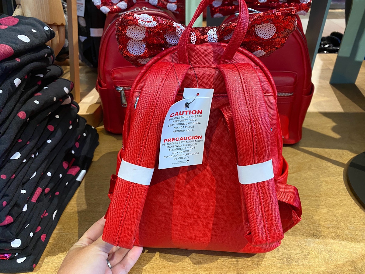 red minnie autograph loungefly